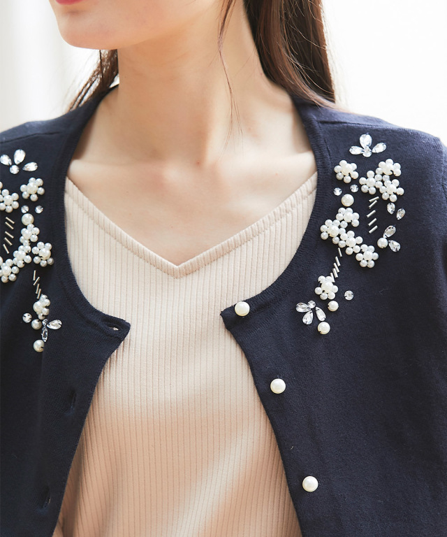 タッチクロージングTACHclothingLUCERO刺繍カーディガンIENA タッチクロージングTACHclothingLUCERO刺繍カーディガンIENA