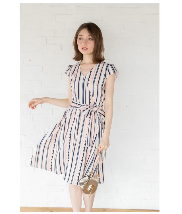 ✨極美品✨マレーラ シャツワンピース マキシ丈 別れる カシュクール 