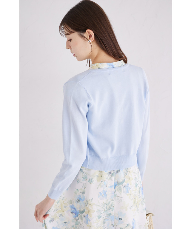 UVカット＆接触冷感＆ハンドウォッシュ♪超強撚プチフラワー釦