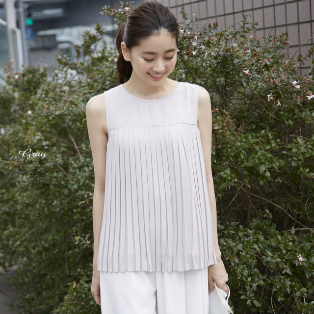 トップス レディース ノースリーブ ハイネック インナー 薄手 夏