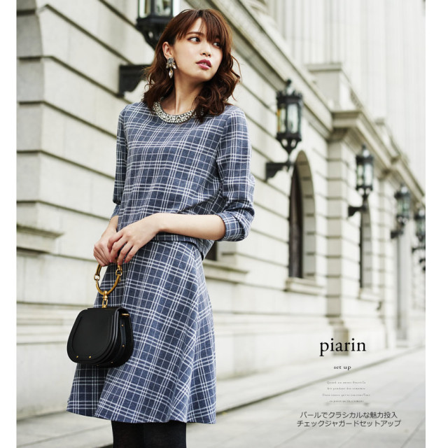 バックダブルシアーチェック切替ポンチプルオーバー 【nercy ネルシー  