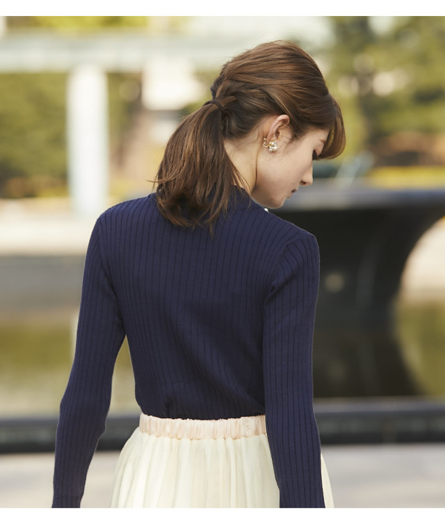 ブラウスレイヤー ニットチュニック(トップス)｜TO BE CHIC