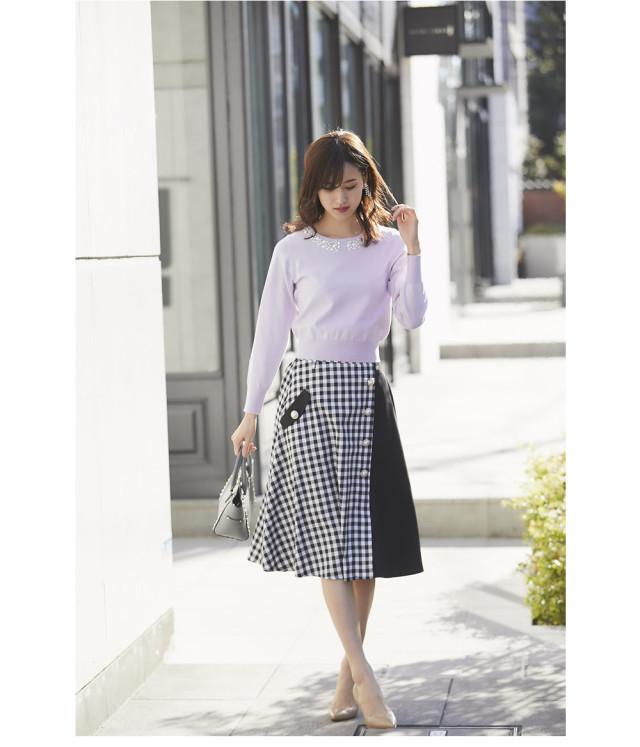 【BURBERRY BLUE LABEL】ノバチェックプリーツミニ巻きスカート BURBERRY BLUE LABEL】ノバチェックプリーツミニ巻きスカート