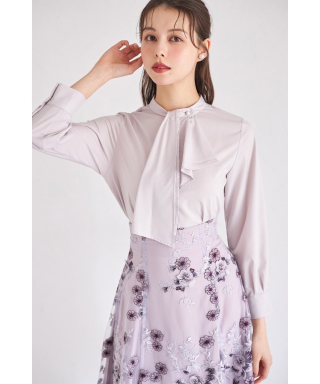 ドレープスカーフ2WAYブラウス