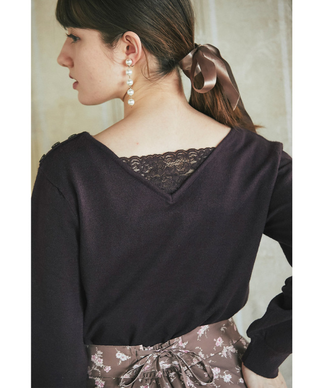 リラクシー×上品なこなれコーデが叶う♪バックレース2WAY  