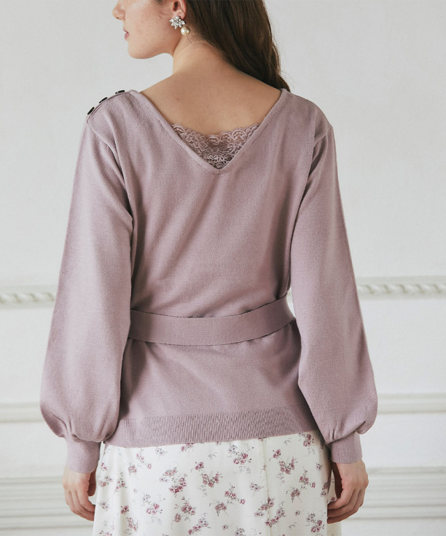 リラクシー×上品なこなれコーデが叶う♪バックレース2WAY  