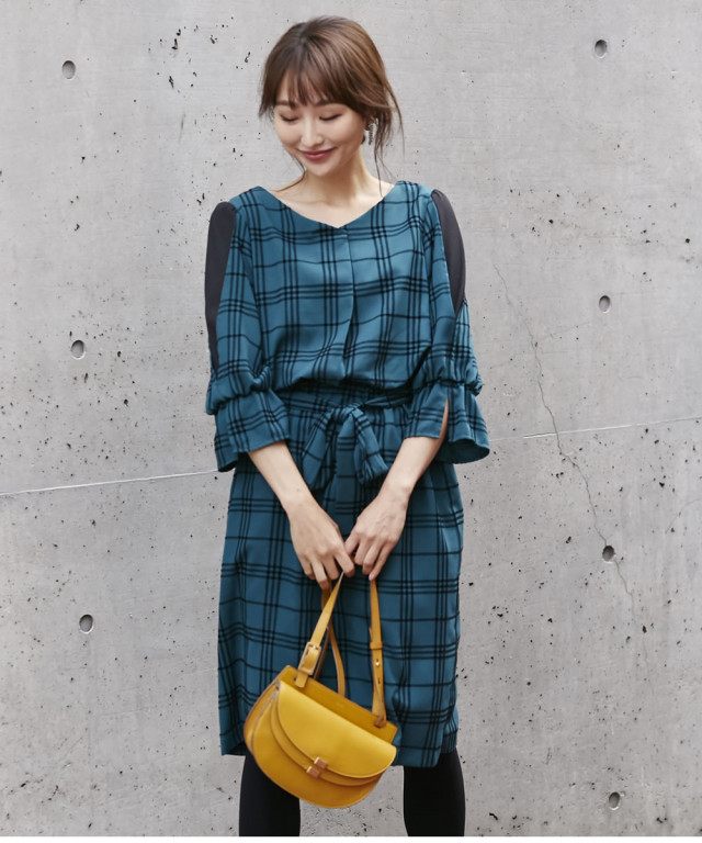 極美品アディアム フォクシー クロッカスドレスワンピース