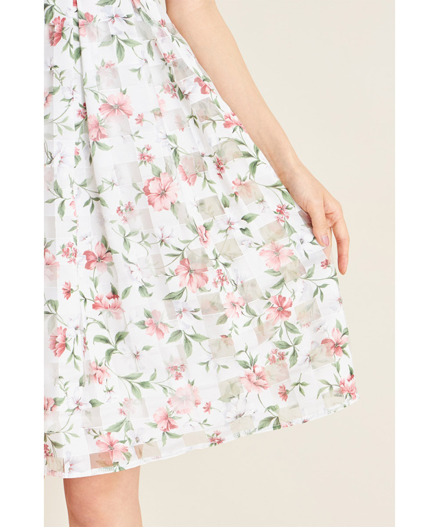 Bouquet さま専用:Bonpoint 花柄ノースリーブワンピース 8Y