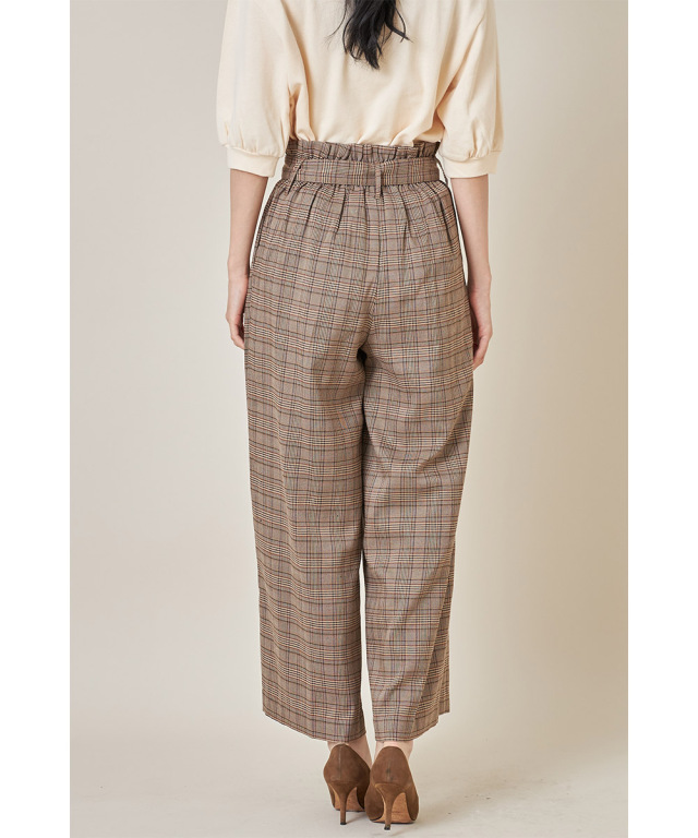 CH OCテガキチェックWタックパンツ - 【シサム工房 公式OnlineStore】FAIR TRADE LIFE STORE by sisam  FAIR TRADE