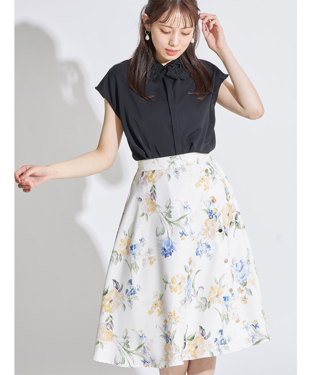 tocca フラワープリント フレアスカート ひざ丈 トッカ 新品未使用 BLOOMING SPRING TIME – TOCCA OFFICIAL SITE