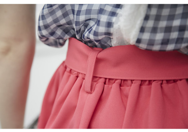 彼ウケ♪リングベルト付きビタミンカラースカート 7月5日(水)再販  