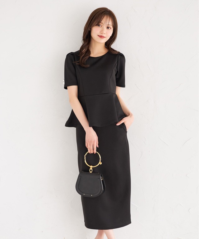 カタログ掲載　パール袖 ポケットデザイン襟つきプルオーバー(02_M 61_ブルー