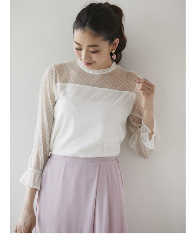 Osumashi Shiny Turtleneck Cutsew by Angelic Pretty