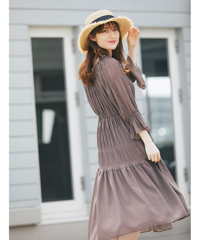 キャンディスリーブマジョリカプリーツワンピース
