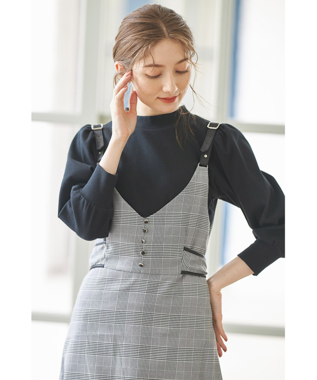 Theory 編み上げ luxe 20aw ジャンパースカート 