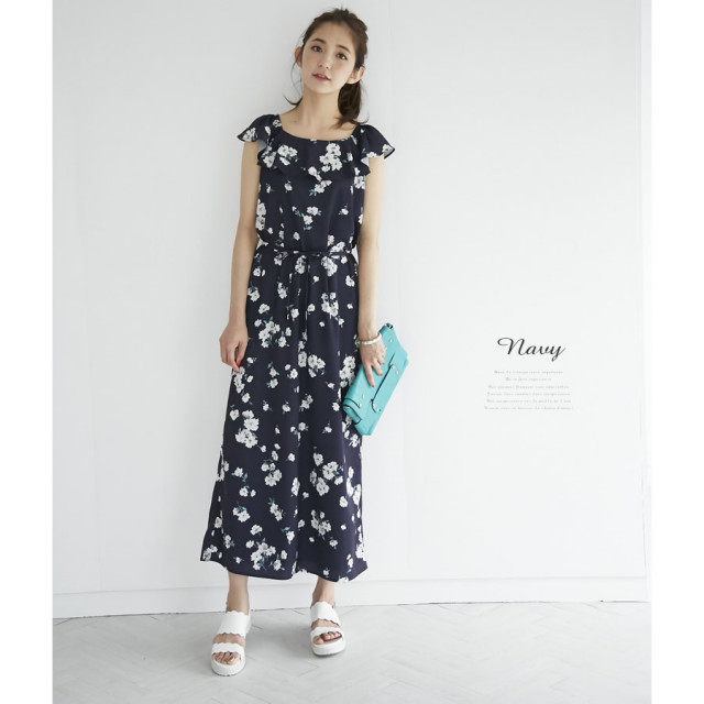 ZARA ザラ 花柄 ロング スカート マキシ インスタ 岡部あゆみさん