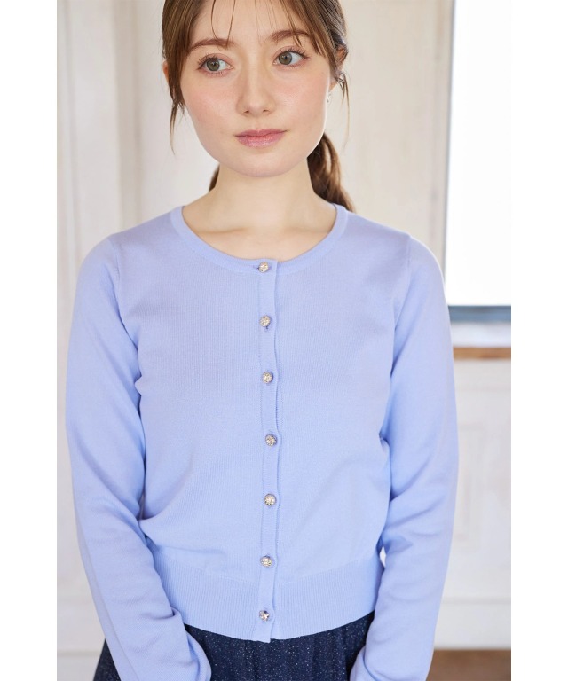 UVカット＆接触冷感＆ハンドウォッシュ♪超強撚クリアビジュー釦