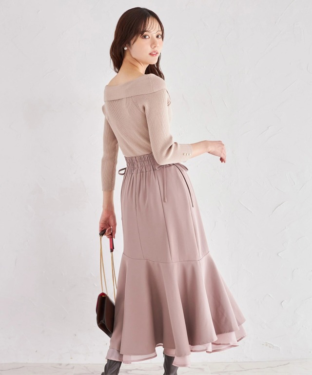 perfume closet 2WAY レースプリーツスカート　Mサイズ perfume closet 2WAY レースプリーツスカート Mサイズ perfume