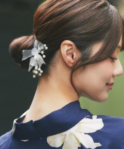 パールミックスフラワーヘアアクセサリー tocco closet(トッコクローゼット)《YUKATA COLLECTION 2026》