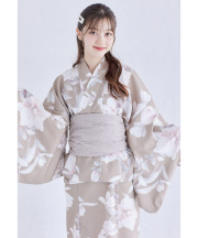 【トップス＆ワンピース＆帯の３点セット】２ＷＡＹ♪木蓮柄セパレート浴衣  tocco closet ＊スペシャルプライス品につき返品/キャンセル/配送日指定不可/ラッピング不可/少量在庫のセールの為交換は出来かねる場合がございます。