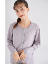 【Ｍサイズのみ展開】パール釦ラメ配色ラインニットカーディガン【muille】 tocco closet(トッコクローゼット)＊スペシャルプライス品につき返品/キャンセル/配送日指定不可/ラッピング不可/少量在庫のセールの為交換は出来かねる場合がございます。