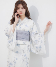 【トップス＆ワンピース＆帯の３点セット】２ＷＡＹ♪フラワーブーケセパレート浴衣【clarita クラリタ】tocco closet(トッコクローゼット)《YUKATA COLLECTION 2025》※不良品以外返品不可