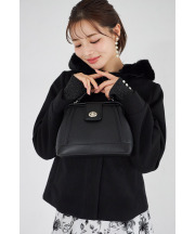 ２ＷＡＹショルダー付きミニボストンバッグ tocco closet(トッコクローゼット)　※セレクトアイテム　＊スペシャルプライス品につき返品/キャンセル/配送日指定不可/ラッピング不可/少量在庫のセールの為交換は出来かねる場合がございます。