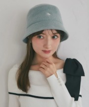 【POLOセレクト】ロゴ刺繍入りニットバケットハット tocco closet(トッコクローゼット)　※セレクトアイテム