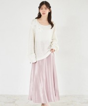 ビンテージサテンナロースカート tocco closet(トッコクローゼット)※オフィシャルサイト限定