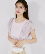 ショルダーリボンディティールブラウス tocco closet(トッコクローゼット)※オフィシャルサイト限定