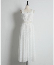 プチフリルフラワーレースキャミワンピース tocco closet(トッコクローゼット)　※オフィシャルサイト限定 ※セレクトアイテム