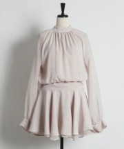 ギャザーミニワンピース tocco closet(トッコクローゼット)※オフィシャルサイト限定 ※セレクトアイテム