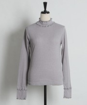 メローフリルリブカットプルオーバー  tocco closet(トッコクローゼット)　※オフィシャルサイト限定 ※セレクトアイテム