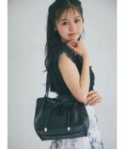 リボン付きロングハンドルトートバッグ【fioret フィオレット】 tocco closet(トッコクローゼット)※セレクトアイテム