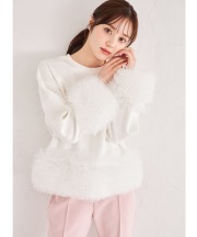 ホイップチュールカットプルオーバー【saurena サレナ】 tocco closet(トッコクローゼット)