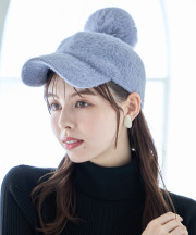 ２ＷＡＹファー付きヘアリーキャップ tocco closet ※セレクトアイテム ＊スペシャルプライス品につき返品/キャンセル/配送日指定不可/ラッピング不可