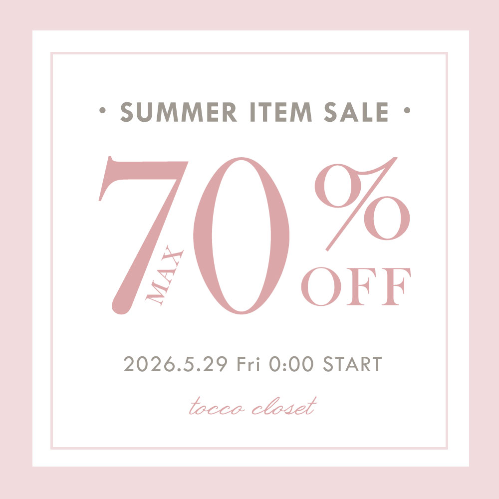 tocco トッコクローゼット　SALE　セール