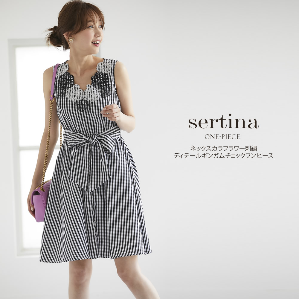 シフォンワンピース