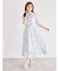 ２ＷＡＹボウタイリボン付きウエストシャーリングシャイニーフラワープリントラッフルフリルワンピース 6月16日(月)オフィシャルサイト限定再販☆※少量の在庫確保による再販売の為、交換は出来かねる場合がございます。予めご了承ください。