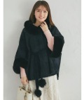 再販予定！入荷連絡受付中☆ファー付きポンチョ tocco closet(トッコクローゼット)※オフィシャルサイト限定