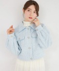 ポケット付きスパンコールツイードジャケット  tocco closet(トッコクローゼット)※オフィシャルサイト限定