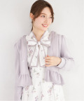 日常をドラマティックに変える♪ハートチャームファスナー裾フリルパーカー  tocco closet(トッコクローゼット) ＊スペシャルプライス品につき返品/キャンセル/配送日指定不可/ラッピング不可/少量在庫のセールの為交換は出来かねる場合がございます。