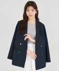 袖口レース付きハート釦ジャケット 8月24日(月)オフィシャルサイト限定ネイビー再販☆  tocco closet(トッコクローゼット) ※少量の在庫確保による再販売の為、交換は出来かねる場合がございます。
