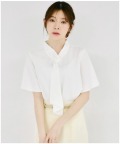 ラッフルボウタイフレアスリーブブラウス    tocco closet(トッコクローゼット) ＊スペシャルプライス品につき返品/キャンセル/配送日指定不可/ラッピング不可/少量在庫のセールの為交換は出来かねる場合がございます。