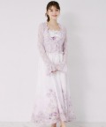 フリルレースボレロ×リボンレース装飾フラワーパネルプリントワンピースセット  5月6日(水)オフィシャルサイト限定再販☆ tocco closet(トッコクローゼット)※少量の在庫確保による再販売の為、交換は出来かねる場合がございます。予めご了承ください。