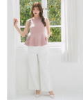 5月上旬販売予定！入荷連絡受付中☆【Ｓ・Ｍサイズ展開】レースラインストレートデニムパンツ《SummerVacationStyle》※鈴木ゆうかさんはホワイト着用