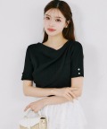 ＵＶカット＆接触冷感＆毛玉ができにくい＆ハンドウォッシュ♪ドレープリブニットプルオーバー tocco closet(トッコクローゼット)