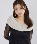 9月中旬販売予定！入荷連絡受付中☆ラメチュールケープドッキングレースワンピース《OccasionCollection》