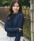 ＵＶカット＆撥水加工♪フロントフリルパーカー tocco closet(トッコクローゼット)　