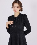 リボン付きリボンレースワンピース tocco closet(トッコクローゼット)《OccasionCollection》